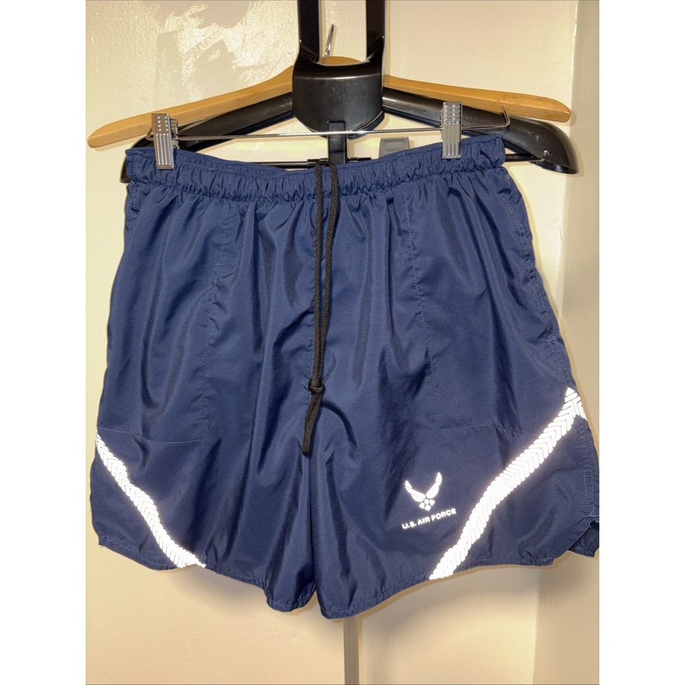 US Air Force swim trunks blue made in the USA standard issued mens sz large